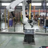 Robot de soudage industriel à 6 axes, bras robotisé de soudage automatique MIG TIG Arc pour la fabrication de métaux, ligne de production