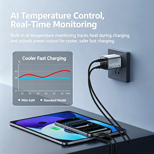 Kit chargeur GaN double port Nubia RedMagic Daofeng Energy Block Mini 90W, chargeur rapide Type-C 65W, compatible avec iPhone 17 / 17 - Product Image 2