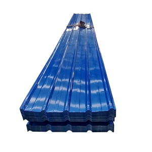 Tôle de toiture ondulée prépeinte en Galvalume de calibre 22 pour maison, acier A653 Dx51d Z275 Gi Ppgl pour projet de décoration murale extérieure - Product Image 1