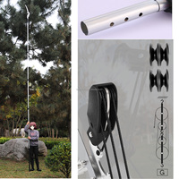 Xinxing extensible pôle scie et sécateur haute portée arbre branche taille-haie outil de coupe 5.5/7.5 mètres
