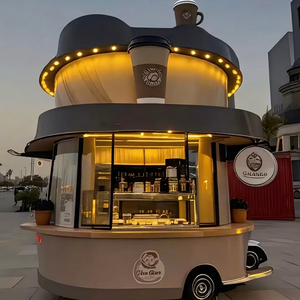 Camion de restauration européen personnalisable à vendre, entièrement équipé en acier inoxydable, pour la vente rapide de hot-dogs, snacks, bubble tea et glaces - Product Image 1