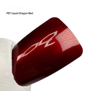 PET Dragon Red Color Change <b>Vinyl</b> High Quality 7.5mil PET Anti Scratch Self Healing Red Body Car <b>Wrap</b> Film - Product Image 2