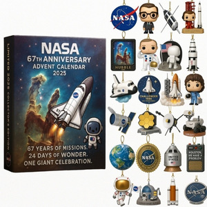 Caja Sorpresa de Navidad de la Serie NASA: Coche de Lujo Personalizado de Estación Independiente, Colgante Acrílico para Árbol de Navidad con Diseño Buffalo Trace - Product Image 2