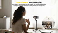 7RYMS Qshot V2 PRO Layar Monitor Selfie Nirkabel Magnetik 3.1" dengan Speaker dan Remote untuk Smartphone, Vlog, Streaming, TikTok