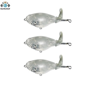 Señuelos de Pesca de Plástico Duro sin Pintar de 14.8g y 7.5cm, Señuelos Flotantes para Pesca en Superficie, Cuerpo de Señuelo <span class=keywords><strong>Whopper</strong></span> Plopper sin Pintar con Buen <span class=keywords><strong>Precio</strong></span> - Product Image 4