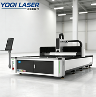 Machine de découpe laser à fibre Yoqi Laser série X1, 1500W à 20000W, découpeuse laser CNC 3015 pour tôles métalliques en acier inoxydable