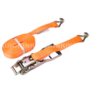 Nhiệm vụ nặng nề Ratchet Tie xuống dây đeo 50mm * 10m với đôi J móc cho hàng hóa và xe tải tải securement - Product Image 2