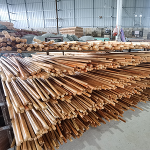 Bề Mặt Mịn Chất Lượng Cao Bằng Gỗ Chổi Thanh Bán Buôn 120*2.2Cm Varnished Gỗ Chổi Xử Lý Bằng Gỗ Cực Hộ Gia Đình Mục - Product Image 5