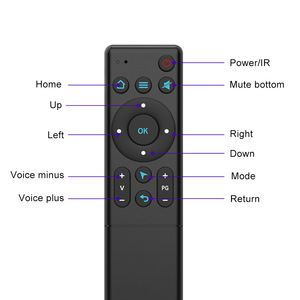 Telecomando Bluetooth M5 Personalizzato, Telecomando con Apprendimento a Infrarossi, Telecomando per <span class=keywords><strong>Android</strong></span> <span class=keywords><strong>TV</strong></span> Box/<span class=keywords><strong>TV</strong></span>/Proiettore - Product Image 1