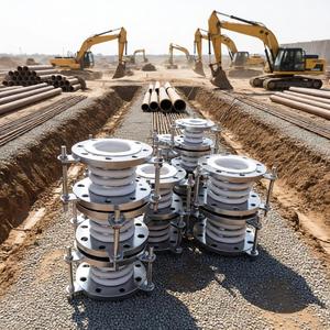 Junta de expansión de fuelle de PTFE virgen <span class=keywords><strong>para</strong></span> línea de unidad de deshidratación de glicol - Product Image 3