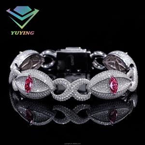 กำไลข้อมือคิวบา Maquire เพชรโมอิสซาไนต์ VVS เงินแท้ 925 ผ่านการทดสอบเพชร พร้อมใบรับรอง GRA เครื่องประดับแฟชั่นสำหรับทุกเพศ - Product Image 6