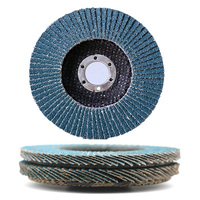 Disques à lamelles en zirconium 115x22 et disques à lamelles en zircone 4 1/2 pouces, meule abrasive grain 60