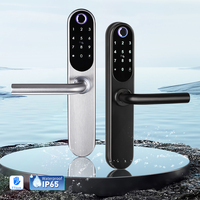 Fabrieksprijs Ip65 Waterdicht Roestvrij Staal Outdoor Vingerafdruk Smart Hotel Deurslot Keyless Tuya Ttlock Smart Lock