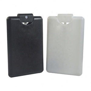 <b>Pocket</b> 20ml PP Credit Card Hand Sanitizer Spray Bottle Empty Credit Card Perfume Bottle With Spray Cap - Product Image 2