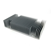 Profilé en aluminium Fraisage CNC personnalisé 6000 Série T5 Profilé en aluminium anodisé Coupe de coquille Perceuse Dissipateur thermique en aluminium