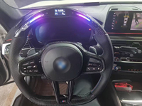 Volant en fibre de carbone personnalisé compatible avec BMW F30 F32 F10 F20 F25 X3 F80 M3 F82 M4, amélioration de l'intérieur