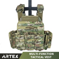 Gilet tactique balistique amovible léger à dégagement rapide personnalisé pour l'entraînement en extérieur, système Molle, Chaleco Táctico