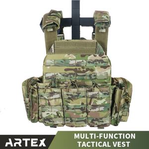 Custom Quick Release Light <b>Weight</b> Tactical Gear Outdoor Training Removable Ballistic Tactical <b>Vest</b> Molle Chaleco Tactico - Product Image 5