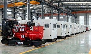 集装箱开放式 900 千瓦 1125 千伏安重型柴油发电机组 三相 50 赫兹 1500 转/分钟 用于静音 ATS 100% 铜线 - Product Image 3