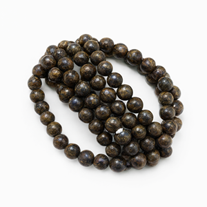 Pulsera de bronzita con cuentas de 8 mm, juego de 4 piezas, joyería de piedras preciosas/cristales, regalo para el Día de la Madre/cumpleaños/aniversario/Día de San Valentín - Product Image 2