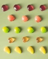Venta al por mayor OEM: Caramelos de goma 4D con forma de bloques de construcción, dulces de gelatina DIY con forma de ladrillo, caramelos blandos con sabor a frutas para niños, snack creativo.