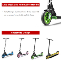 One Stop Solution Elektro Roller CE 6in Rueda Batería de litio 2AH Bicicleta eléctrica plegable Scooter para niños de 6 a 12 años