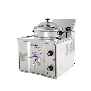 Elektrische Friteuse Machine/Druk Friteuse Prijs Hot Selling Nieuwe Ontworpen Elektrische Broaster Druk Friteuse