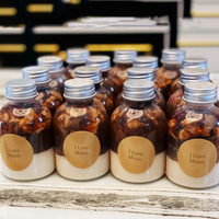 Lege ronde 400ml fles voor koudgeperste kokosolie, PET plastic sapfles, SRAW vegan frisdrankverpakking, recyclebaar, schroefdop