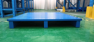 Paleta Metálica Industrial de Acero para Montacargas de Entrada Bidireccional, Resistente y Personalizada <span class=keywords><strong>Yuge</strong></span>, con Recubrimiento en Polvo, de Una Sola Cara - Product Image 5