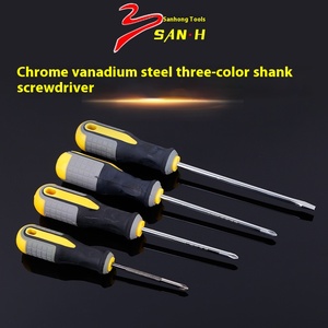 Sanhong ba-màu xử lý <span class=keywords><strong>Screwdriver</strong></span> <span class=keywords><strong>Set</strong></span> Chromium vanadi thép rãnh Phillips Torx công cụ sửa chữa với hộp đóng gói - Product Image 2
