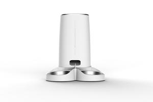 WiFi 스마트 친환경 더블 분지 고양이 개 그릇 4L 자동 피더 충전 전원 솔리드 패턴 강아지 수유 시스템 - Product Image 2