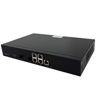 Módulos PON QT7001, 1 puerto 10G/GE GPON mini OLT, montaje en rack 1U, 4 puertos de enlace ascendente GE de 1000M, enlace ascendente LAN SFP C++++, 1AC FTTH OLT