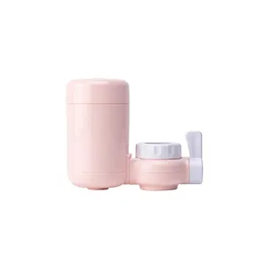 Prezzo all'ingrosso colore rosa facile installazione filtro dell'acqua montato sul rubinetto