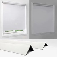 Tiras Bloqueadoras de Luz 100% Opacas, Fáciles de Instalar, Rieles Laterales de PVC para Persianas y Cortinas, Más Vendidas