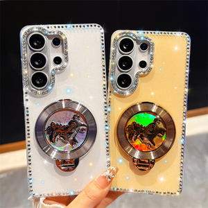 Envío Directo <span class=keywords><strong>funda</strong></span> de teléfono dura para <span class=keywords><strong>Samsung</strong></span> A53 A52 <span class=keywords><strong>S21</strong></span> S24 <span class=keywords><strong>ULTRA</strong></span> contraportada para mujeres A14 A51 A12 A90 con soporte - Product Image 4