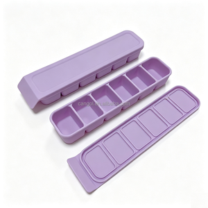 Bac à glaçons en silicone de qualité alimentaire personnalisé, 6 portions, grand moule à blocs de glace, démoulage facile, pour bar et cuisine - Product Image 3