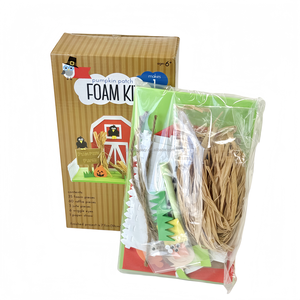 Kit creativo de manualidades de fieltro con parche de <span class=keywords><strong>calabaza</strong></span>, juguetes educativos divertidos para niños, fabricación de joyas inspiradas, Material de espuma <span class=keywords><strong>EVA</strong></span> duradero - Product Image 2
