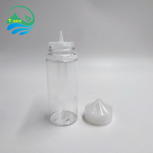 Botol Cairan Plastik 120ml Anti Bongkar, Botol Jus Freebase V2 PET Bening, Botol Pipet Tekan dengan Nosel Dorong-Tarik - Product Image 6