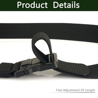 TUSHI personnalisé Sports de plein air ceinture tactique en nylon écologique dégagement rapide de la sangle de pantalon à boucle automatique en métal