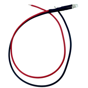 12V F5 lente trasparente <span class=keywords><strong>UV</strong></span> 395-405nm Dip <span class=keywords><strong>LED</strong></span> con 20cm 26AWG filo Pre-cablato diodi esterni tipo di prodotto - Product Image 4