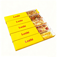 25cm Pizza-Schiebeschachtel mit individuellem Logo, rechteckige Pizza-Kartonschachtel zum Mitnehmen, Papierverpackung für Fast Food