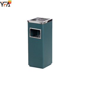 Khách sạn vuông tro thùng, thang máy, sảnh vuông/hình chữ nhật thép không gỉ bụi mặt đất <span class=keywords><strong>bin</strong></span> với Gạt tàn Thùng rác có thể - Product Image 4