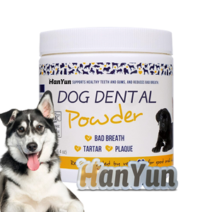 Hanyun-Polvo Dental para Mascotas, Ambientador de <span class=keywords><strong>Aliento</strong></span> para Perros y Gatos, Muestra Gratis, Eliminador de Sarro, <span class=keywords><strong>Mal</strong></span> Respirar, Limpieza de Dientes - Product Image 1