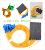 Meilleur prix pour boîtier en ABS pour fibre optique, répartiteur optique PLC SC UPC 1x2-1x32 avec gaine LSZH/PVC et garantie d'un an