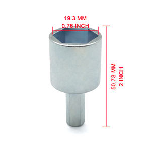 Adaptateur de perceuse à vis sans fin pour vérin à ciseaux de camping-car en acier robuste, adaptateur de vérin à entraînement hexagonal de 3/4 po compatible avec les perceuses électriques de 3/8 po et 1/2 po JX24025 - Product Image 5