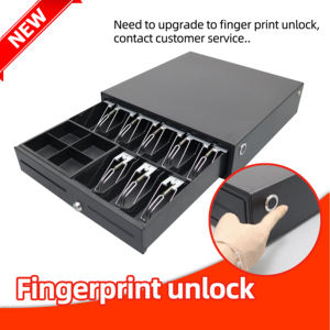 थोक फ़िंगरप्रिंट अनलॉक के लिए कस्टम सस्ते 5 बिल 8 सिक्का कैश रजिस्टर ट्रे बॉल बेयरिंग स्लाइड पॉज़ 410 कैश ड्रॉअर आरजे11 - Product Image 2