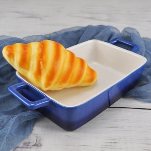 Ensemble de plats à gratin rectangulaires en céramique pour four, ustensiles de cuisson sains - Product Image 3