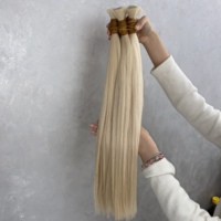 Extensions de cheveux en gros, 100% cheveux humains brésiliens # 60 Extensions de cheveux naturels vierges humains