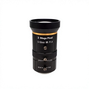 Objectif varifocal 5-50mm, 3 mégapixels, monture CS 1/2.7 pouces, iris manuel, zoom 10x, équipement de diffusion en direct, accessoires M805 - Product Image 3