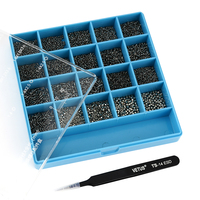 Kit de réparation de lunettes avec vis en acier inoxydable pour opticien, tournevis TS-14, équipement optique